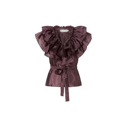 EYRA | Deep Plum | Bluse, Ida Sj&ouml;stedt