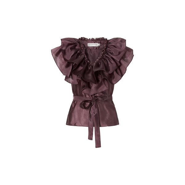 EYRA | Deep Plum | Bluse, Ida Sj&ouml;stedt
