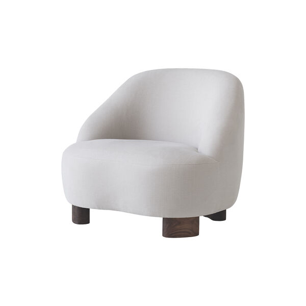 Margas LC1 loungestol, hvit/valn&oslash;tt, &Tradition