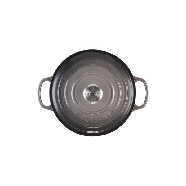 Signature st&oslash;pejern rund gryte &Oslash; 20 cm, flint, Le Creuset