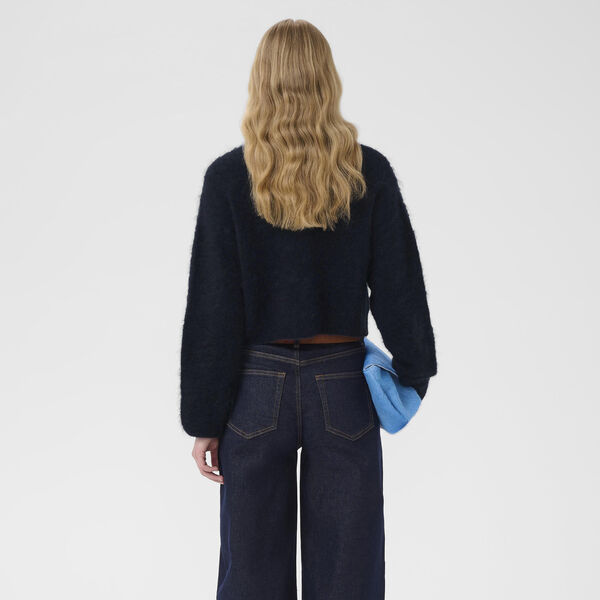 GZdebbie short cardigan, skycaptain m&eacute;lange, Gestuz