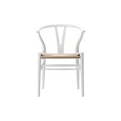 CH24 Y-stolen spisebordsstol, soft white, Carl Hansen & S&oslash;n