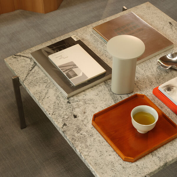 PK61&trade; Coffee Table, grey-white, Fritz Hansen