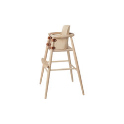 ND54S stolrygg til høystol med stropp, Carl Hansen & Søn