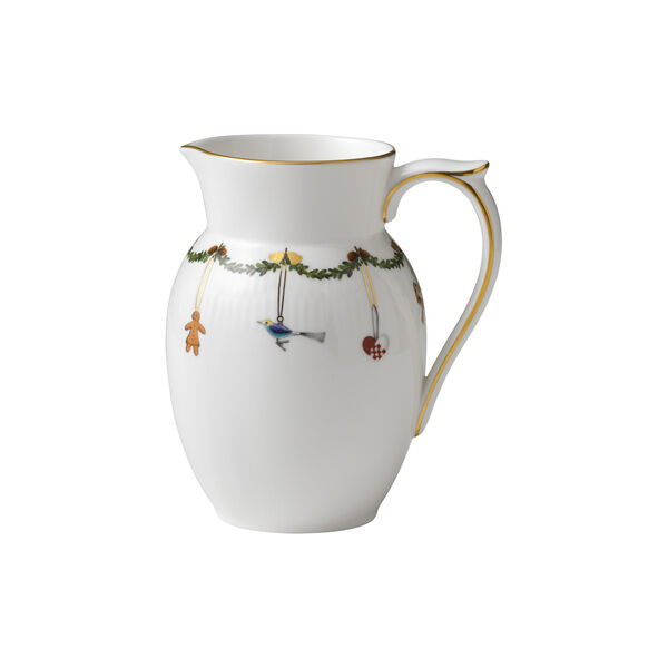 Stjerne Riflet Jul kanne, 90 cl, Royal Copenhagen