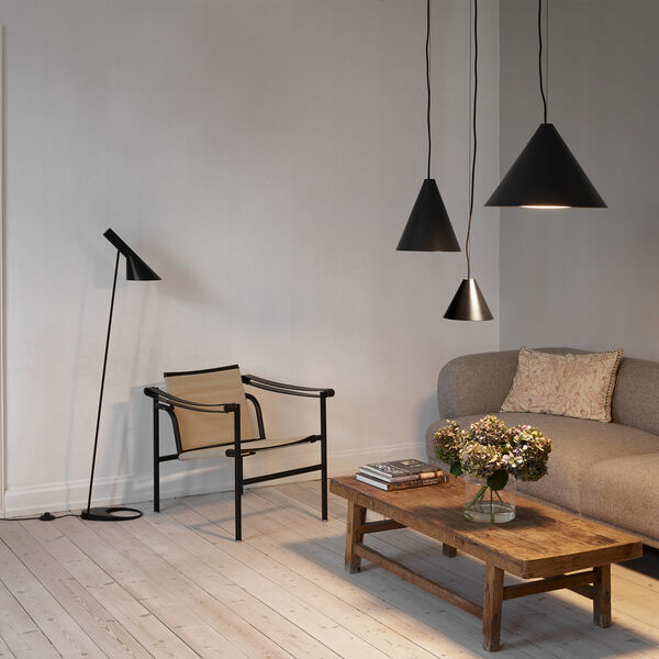 Keglen pendel, sort, Louis Poulsen