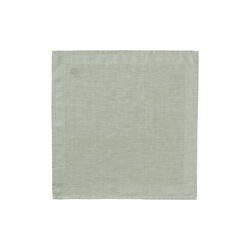 Plain linservietter, light green