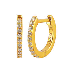 Esta &oslash;reringer, gull, Hultquist Copenhagen