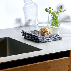 Kjøkkenklute 3 stk., blå/hvit, Pillivuyt