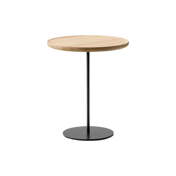 6755 Pal bord, eik/sort st&aring;l, Fredericia Furniture