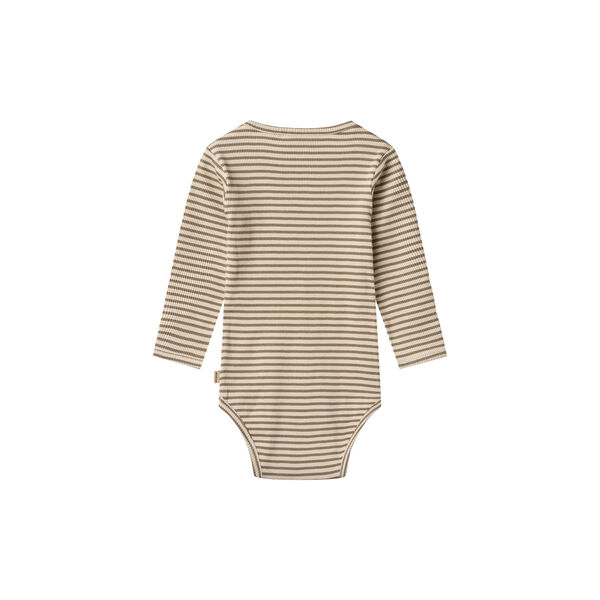 Body L/S Berti, 9570 stone stripe, Wheat