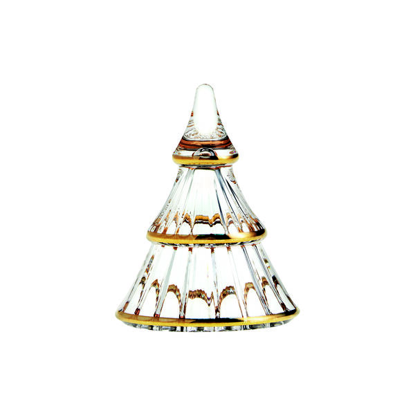 Juletre, klar/gull, Holmegaard