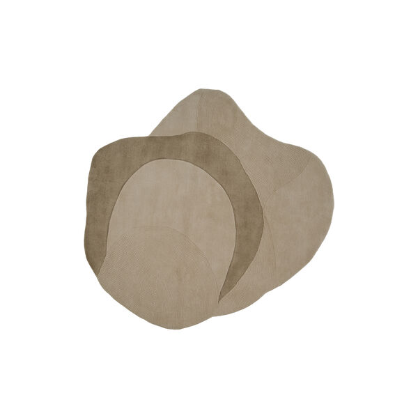 Optical Web gulvteppe, camel, Linie Design