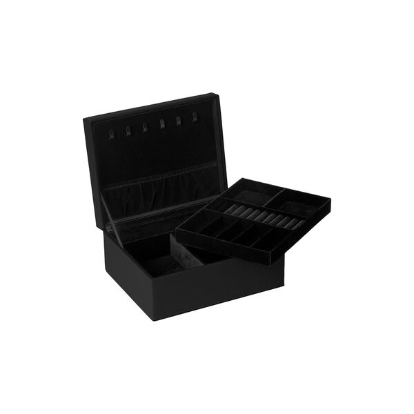 Day Saffiano Jewelry Box Large, black, DAY ET