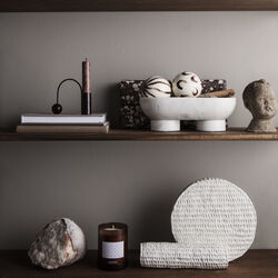 Balance lysestake, black brass, Ferm Living