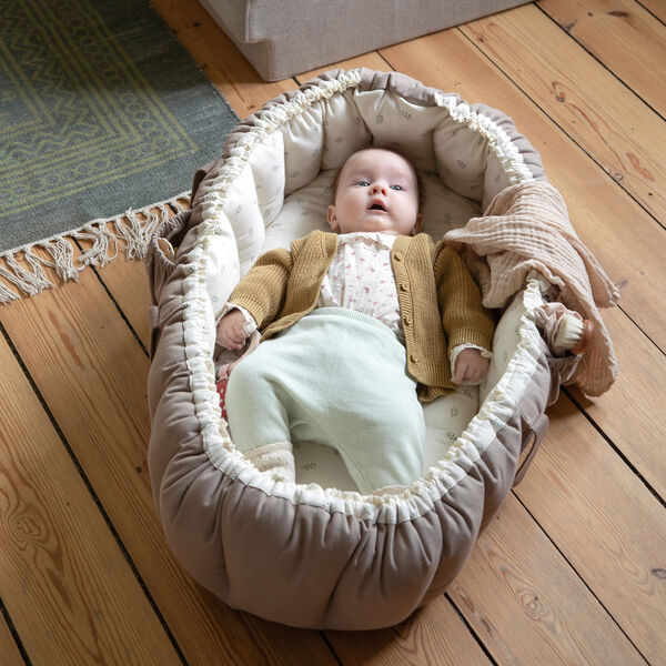 3-in-1 Babynest, sophora leaves, Sebra