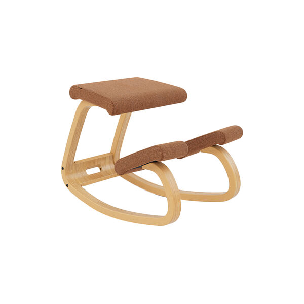 Variable&trade;, orange re-wool 568/light brown wood, Varier Furniture