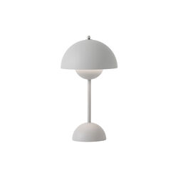 Flowerpot VP9 oppladbar bordlampe, matt light grey Flowerpot VP9 oppladbar bordlampe, matt light grey, &Tradition