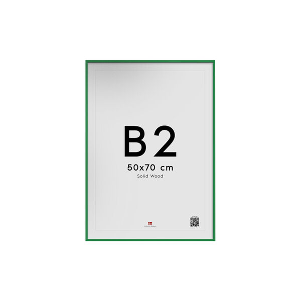 Gr&oslash;nn treramme 50x70cm, Poster & Frame