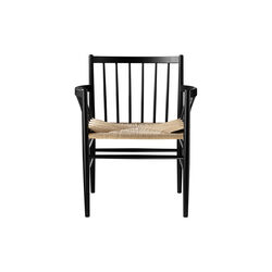 J81 stol, sort/natur, FDB M&oslash;bler