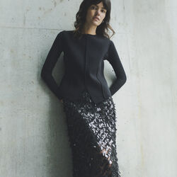 LR-UBAH 2 | Black | Cardigan, Levet&eacute; Room