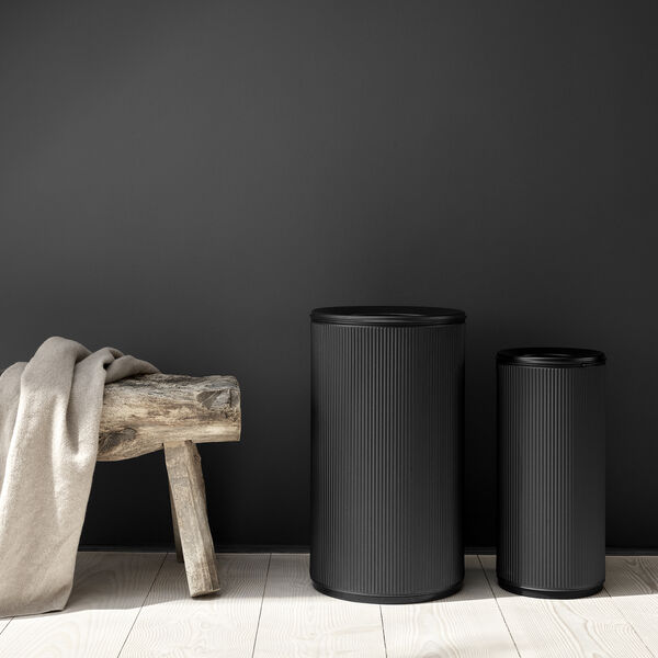 VIPP19 Open Top Bin, black/black, Vipp