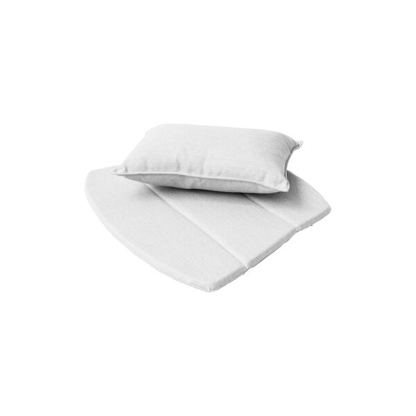 Putesett Breeze loungestol, white, Cane-line