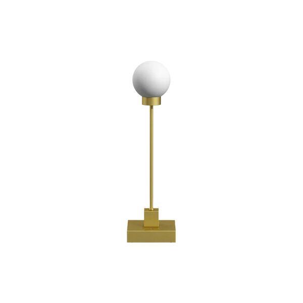 Snowball portable bordlampe, brass, Northern