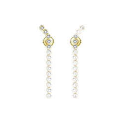 Sofie Drop Earrings, gold, Nila Noor