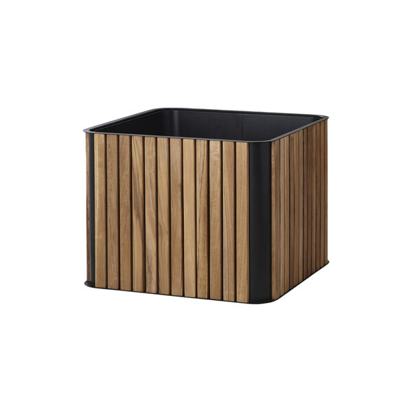 Combine plantekasse, teak/lava grey, Cane-line