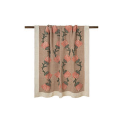 FANE SALMON Boiled wool pledd150x190 cm, Frati Home