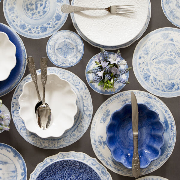 Basic Oyster sk&aring;l 13 cm, light blue, Mateus