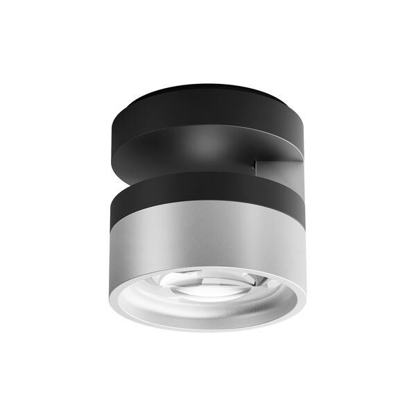 BLADE C1 SLIM taklampe, matt black/satin silver, LIGHT-POINT