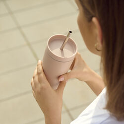To Go Sip termokopp med sugerør, heather To Go Sip termokopp med sugerør, heather, Stelton