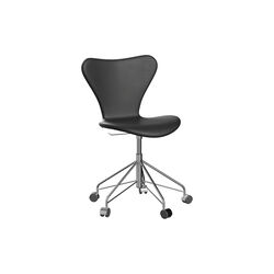 Series 7™ 3117 Fully Upholstered Office Chair, Essential black, Fritz Hansen