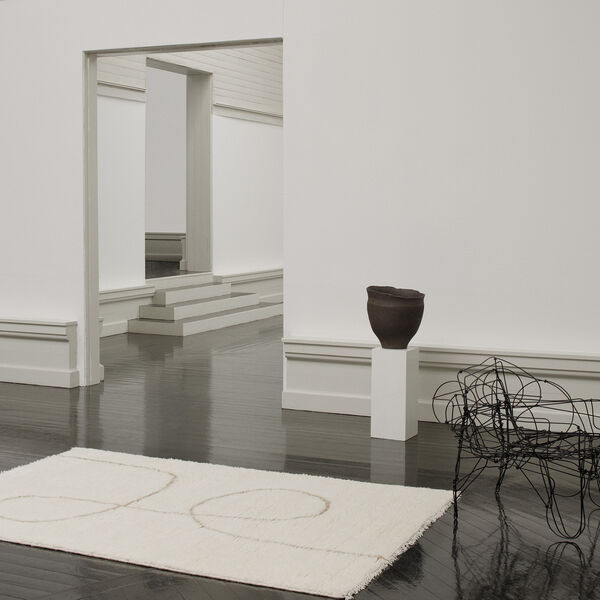 Astral Spiral gulvteppe, camel, Linie Design