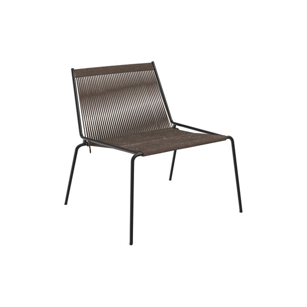 Noel Lounge Chair, black/dark grey wool, Thorup Copenhagen