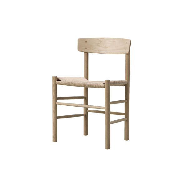 J39 spisestuestol, lysoljet eik/natur, Fredericia Furniture