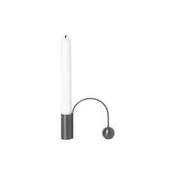Balance lysestake, black brass Balance lysestake, black brass, Ferm Living