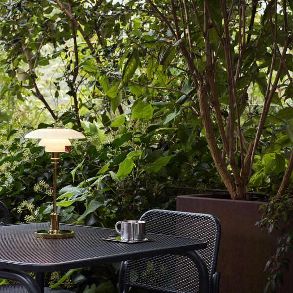 PH 2/1 Portable bordlampe, brass, Louis Poulsen