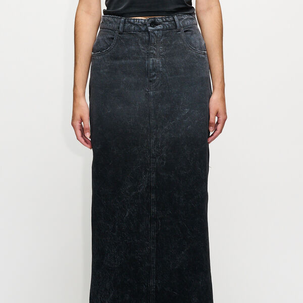 Annul skjørt, faded away grey, HOPE