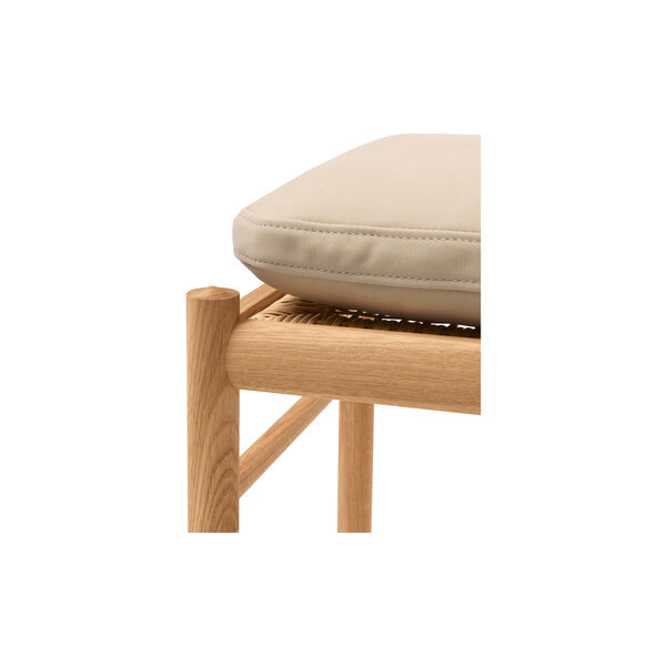 OW149F Footstool, Lime 20365 OW149F Footstool, Lime 20365, Carl Hansen & Søn