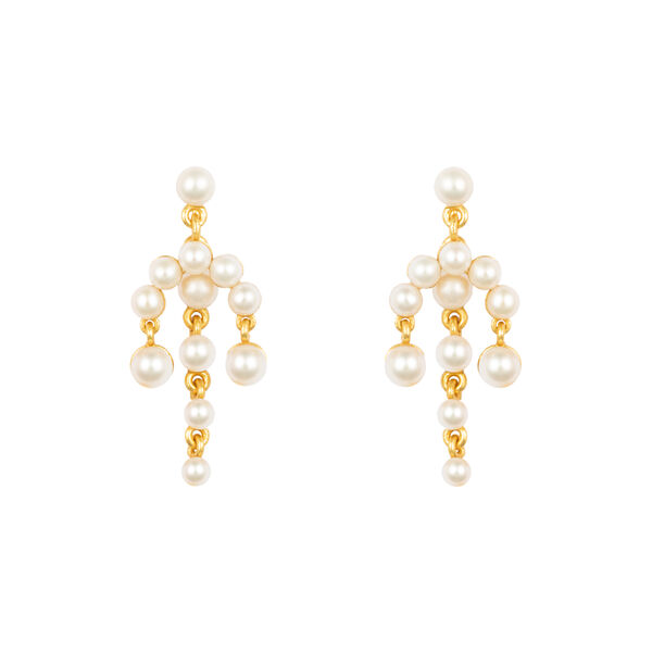 VEIL OF VENUS EARRINGS GILDED, House of Vincent