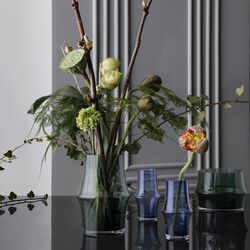 ARC vase, m&oslash;rk bl&aring;, Holmegaard