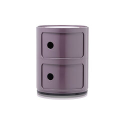 Componibili 2 elementi oppbevaringsbord, viola, Kartell