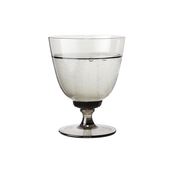 Flow glass med stett, røk, Holmegaard