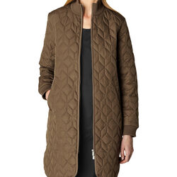 ART06 Padded Quilt Coat, cub brown, Ilse Jacobsen Hornb&aelig;k