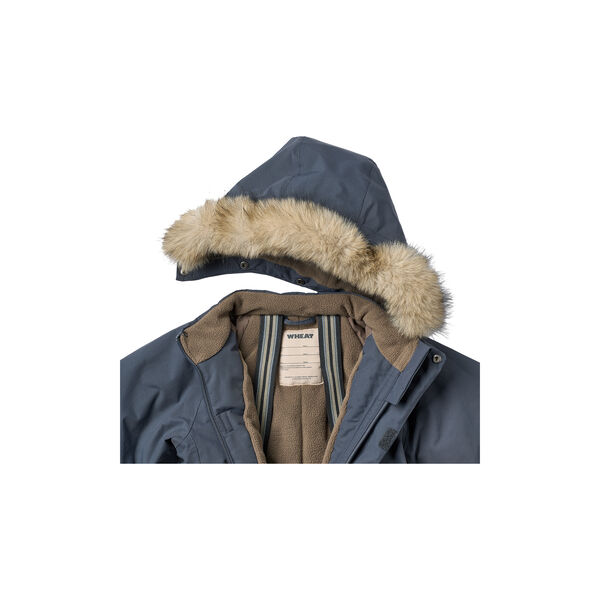 Snowsuit Moe, 9528 black sea open flowers, Wheat