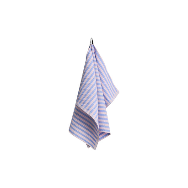 Canteen kj&oslash;kkenh&aring;ndkle (Organic), blue/light pink block stripe, HAY