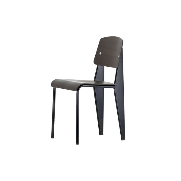 Standard Chair, deep black/dark oak, Vitra 